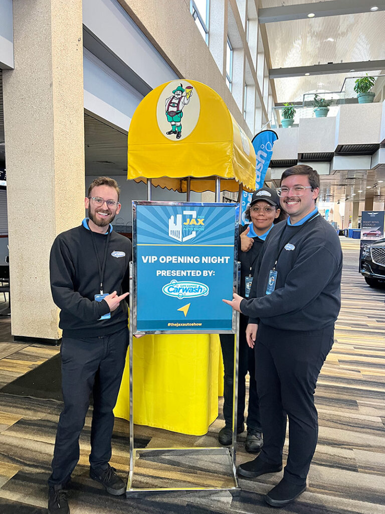 2023 Jacksonville International Auto Show Sponsor GATE Express Car Wash